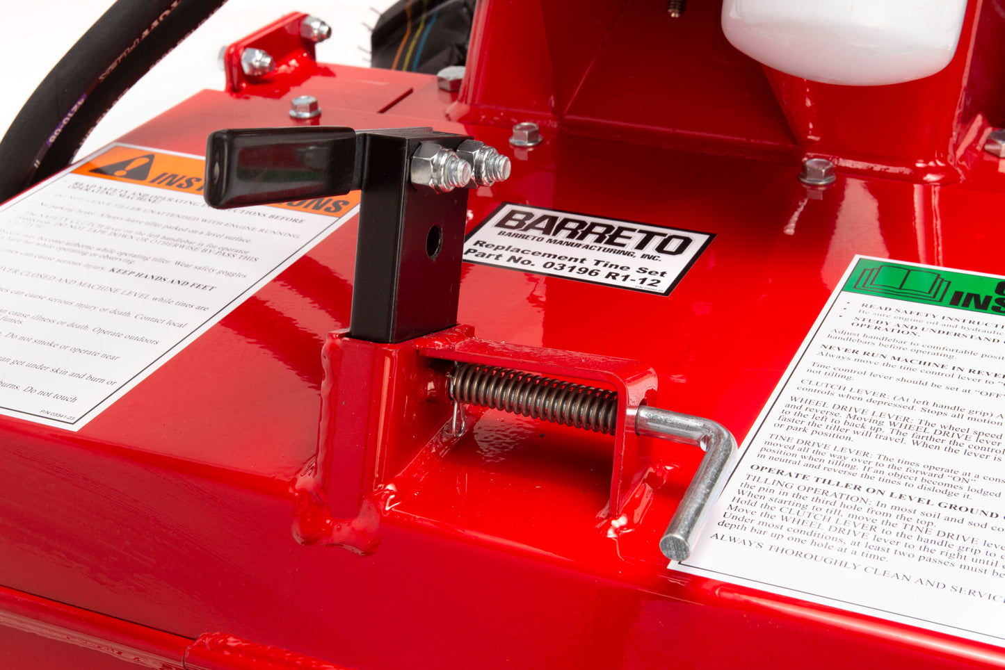 BARRETO 1320H/1620B HEAVY DUTY FULL SIZE REAR TINE TILLER/CULTIVATOR