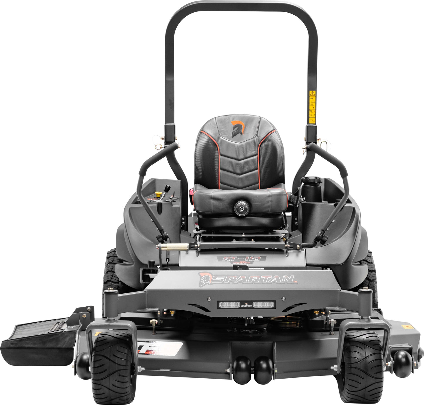 Spartan RT-HD commercial zero turn mower with 72-inch deck and radial tires