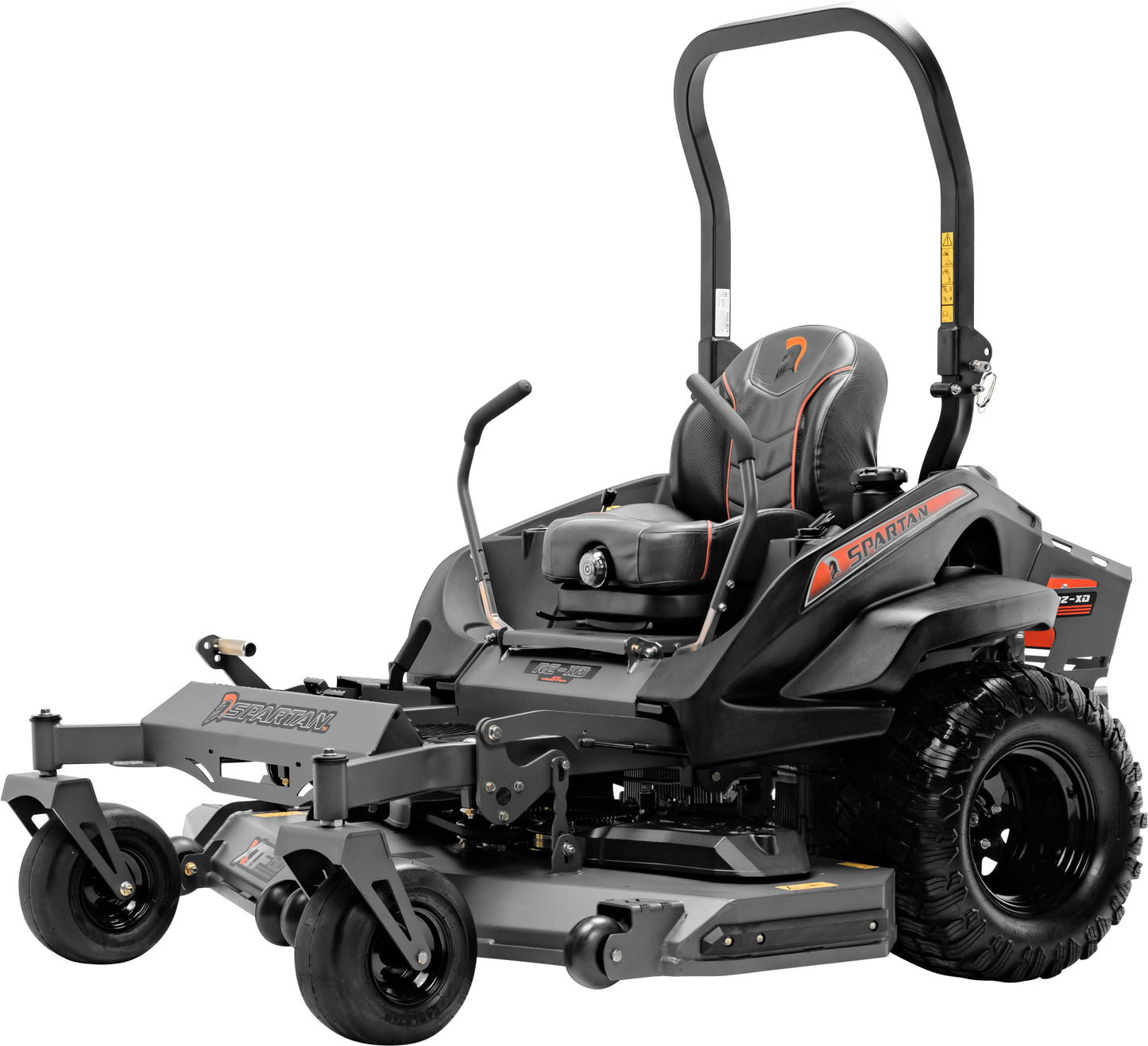 Spartan RZ-XD zero turn mower with 360-degree floating seat platform