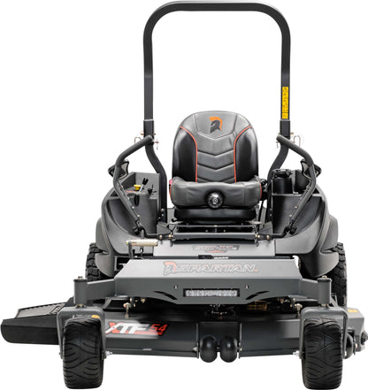 Spartan SRT-XDe zero turn mower with rear coil spring suspension