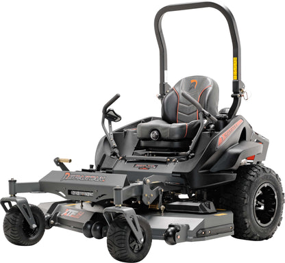 Spartan SRT-XDe zero turn mower with rear coil spring suspension