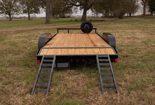 7K Tandem Axle Pipe Top Trailer with Ramp Sides | Northshore Power Equipment