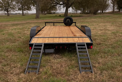 7K Tandem Axle Pipe Top Trailer with Ramp Sides | Northshore Power Equipment
