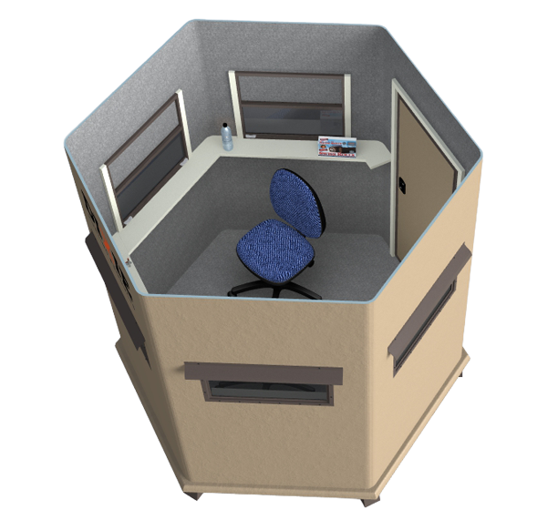 DIXIE DEER BLINDS 7′ Hex Gun DEER BLIND