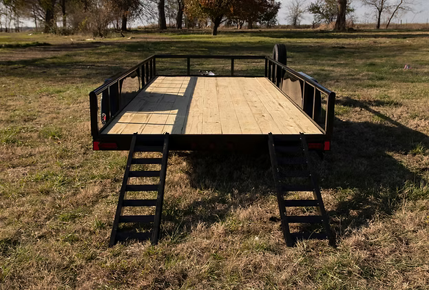 7K Tandem Axle Pipe Top Trailer with Slide-In Ramps | Northshore Power Equipment