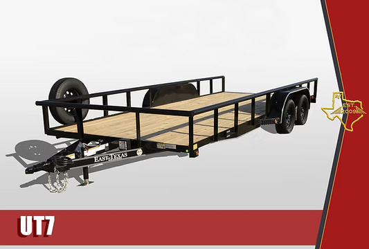 7K Tandem Axle Pipe Top Trailer with Slide-In Ramps | Northshore Power Equipment